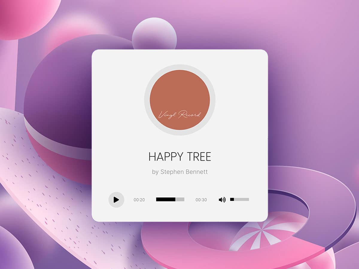 audio player mejs